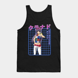 Funny Art Kyou Clannad Manga Tank Top